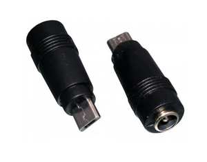 Przejście adapter DC gniazdo 2,1/3,5 - wtyk micro USB
